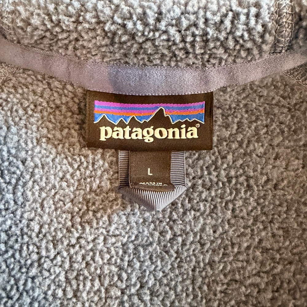 Patagonia Gray Fleece Jacket - Picture 3 of 4